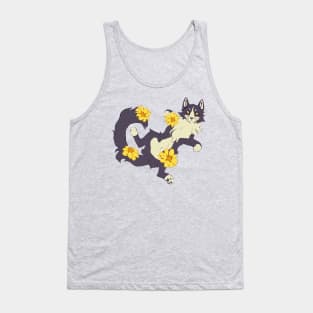 Tuxedo Daisies Tank Top